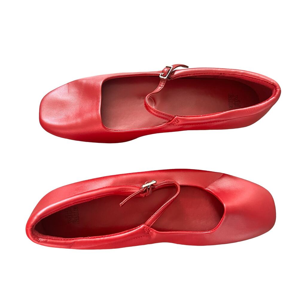 wild fable Red Mary Jane Flats - Picture 2 of 6